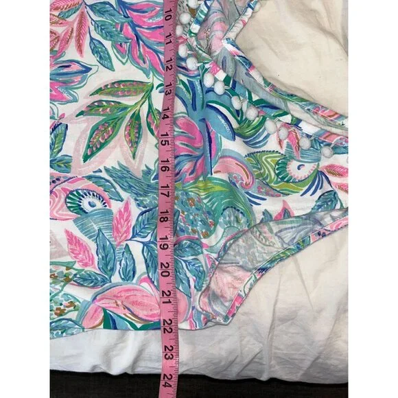Lilly Pulitzer Camila Dress Resort White Toucan Do It Better Print Size XXL - Picture 8 of 11